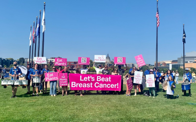 Ready to Make Some Noise? Join us for the Let’s Beat Breast Cancer Rally at Twin Cities Veg Fest